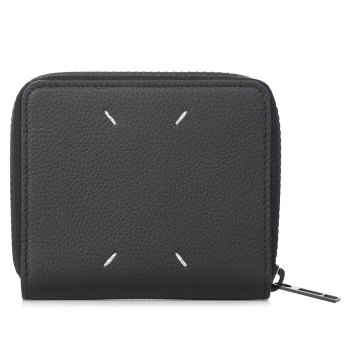 Maison Margiela Zip-around compact wallet Black buy in United